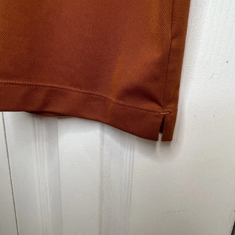Nike Golf Shirt Adult Large Orange Short Sleeve Dri Fit‎ PoloMens outdoors